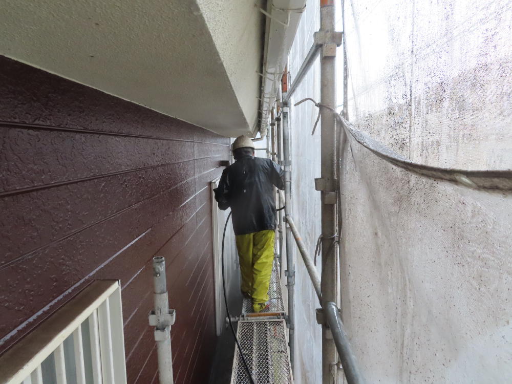 福山市御幸町T様邸 屋根（モニエル瓦）外壁塗り替え工事